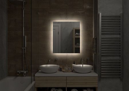 Зеркало с подсветкой "Perugia 600x800" AM-Per-600-800-DS-F, артикул AM-Per-600-800-DS-F