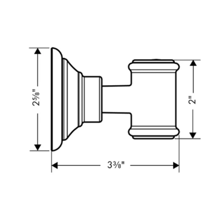 AX Montreux Держатель душа, цвет: полированное золото, артикул 16325990