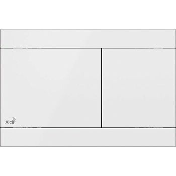 Клавиша смыва Alcaplast Flat Color FUN-WHITE Белая