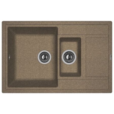 Кухонная мойка Florentina Липси-780К 20.250.D0780 Антрацит, артикул 20.250.D0780.302