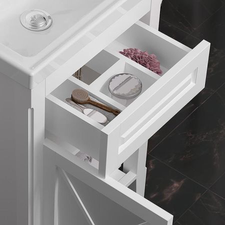 Мебель для ванной Палермо 50 правый Opadiris Белый матовый, артикул 