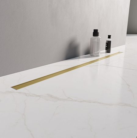 Душевой трап NEW TRENDY GOLD BRUSHED 60 см OL-0081 (брашированное золото), артикул OL-0081
