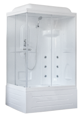 Душевая кабина Royal Bath RB 8120BP2-T (прозрачное) правая