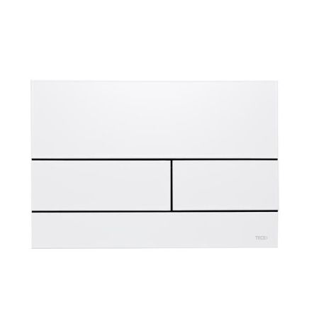 Клавиша смыва, TECE, TECEsquare II, назначение-для унитаза, ширина, мм-220, глубина, мм-30, высота, мм-150, тип смыва-двойной, тип управления-механический, материал-металл, цвет-белый глянцевый