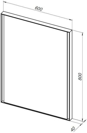 Зеркало Allen Brau Infinity 60 1.21018.WT белый, артикул 1.21018.WT