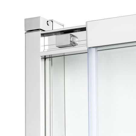 Шторка для ванны NEW TRENDY SENSI 100 см P-0038 (хром), артикул P-0038