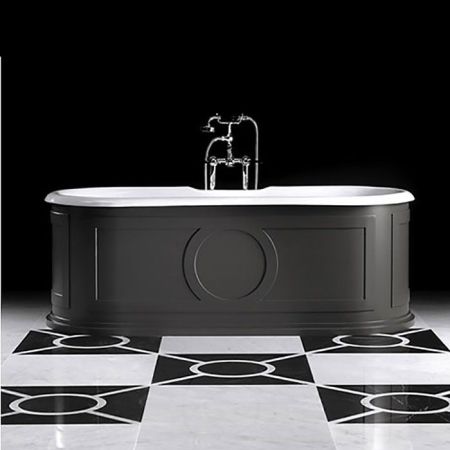 Devon Capitol Ванна чугунная (без отв. для смесителя),170х79х60,5 cм, свободностоящая, с внешней отделкой тонкими алюминиевыми листами(под покраску), артикул DECAPITOLV