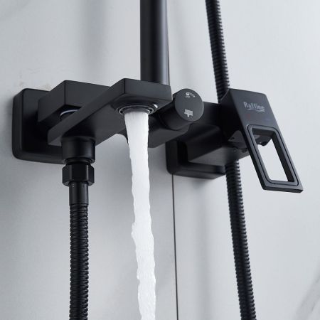 Душевая система Raffine F3696H, черный, артикул F3696H