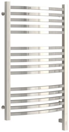 Полотенцесушитель, Сунержа, Аркус 3.0, электрический, ширина, мм-530, глубина, мм-106, высота, мм-920, межосевое расстояние-500, перемычка-выгнутая, нагревательный элемент-ТЭН, подключение-нижнее справа, электрокомплект-МЭМ, мощность, Вт-300, материал-нер, артикул 00-5705-8050