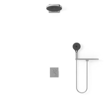 Душевой комплект Inspire VSFW-3I21T1RCH встраиваемый, термостатический, 2 режима, хром, артикул VSFW-3I21T1RCH