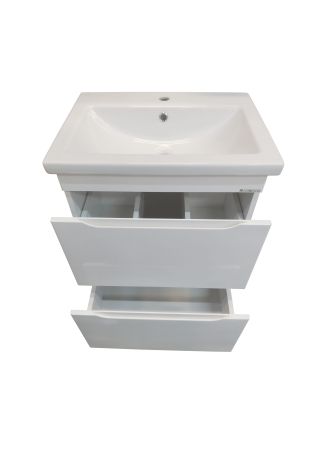 Тумба "Мадисон 80 Z2", Люкс белая, Сомо 80 / Фостер 80, артикул SD-00001088