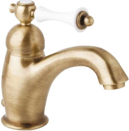 Смеситель для раковины Cezares Margot MARGOT-LSM1-01-Bi Хром/белый