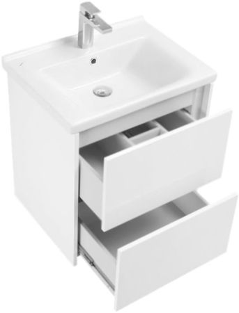 Тумба под раковину Акватон Стоун 60 подвесная 1A231401SXC80 Грецкий орех, артикул 1A231401SXC80