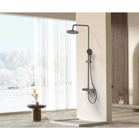 Душевая система Raglo R32.24.09, графит, артикул R32.24.09