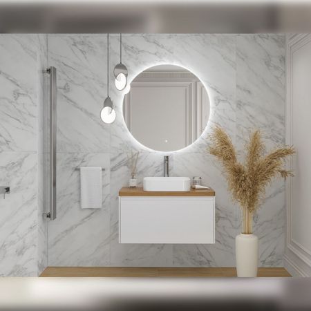 Столешница Velvex Klaufs 90 без отверстий, Invisible Line, артикул st.KLA.90 дуб французский