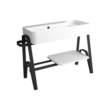 SIMAS HOP  Раковина чаша подвесная 100x50xh18 см, без отв. для смесителя,  цвет белый