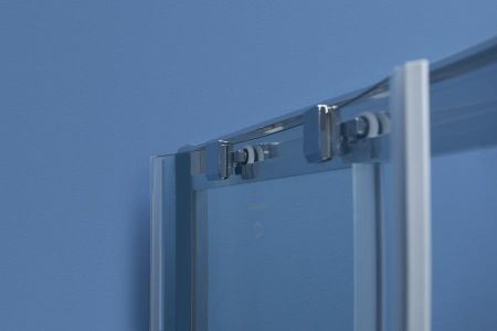 Душевой уголок Aquanet Practic AE10-Q-90x90U-CP 900x900, прозрачное, матовое стекло, артикул AE10-Q-90x90U-CP