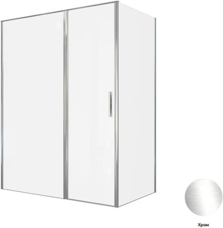 Душевой уголок Allen Brau Priority 160x90 3.31037.00 + 3.31043.00 хром, артикул 3.31037.00 + 3.31043.00