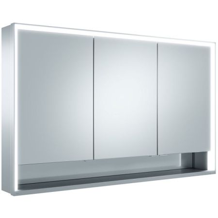 Зеркальный шкаф Keuco Royal Lumos 120 14305 171301 с подсветкой Серебрянный, артикул 14305171301