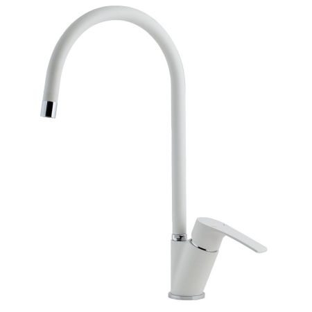 Смеситель для кухни GranFest 5023, иней, артикул 5023 иней