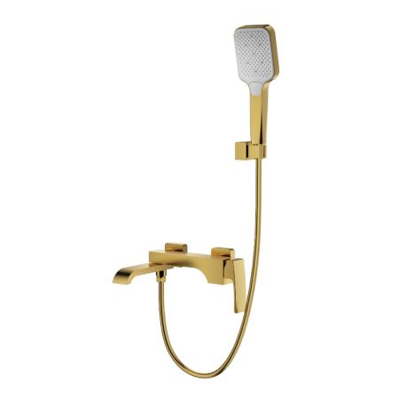 Смеситель для ванны Raglo R02.30.03, сатин золотой