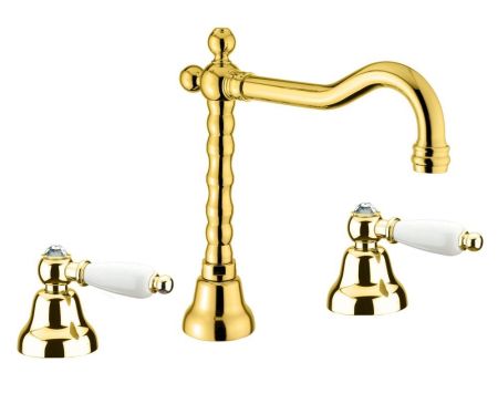 Смеситель для раковины Fiore COLONIALE SKY (SWAROVSKI®) 03OO0637, золото, артикул 03OO0637