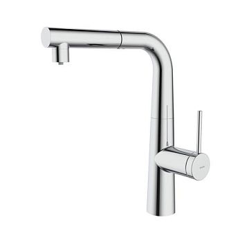 Смеситель для кухни IDDIS Pure с фильтром и выдвижным изливом, хром (PURSBPFi05N)