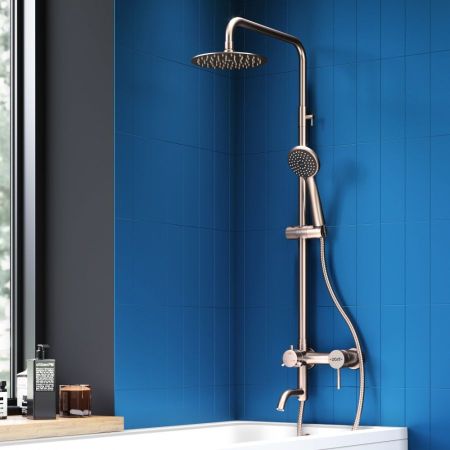 D0703000SS Logic  new душевая система со смесителем из нержавеющей стали, артикул D0703000SS