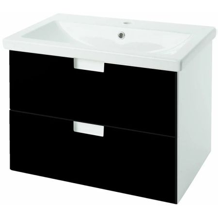 Тумба под раковину Bellezza Пегас 60 4630409270047 подвесная Черная, артикул 4630409270047