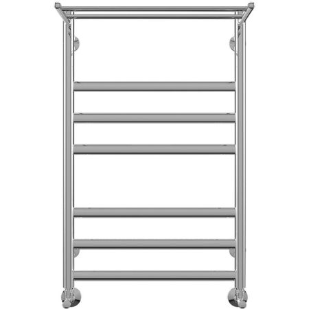 Водяной полотенцесушитель Terminus Хендрикс П7 500x796 4670030723529 с полкой Хром