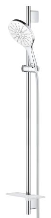 Душевой гарнитур GROHE Rainshower SmartActive 150, 3 вида струй, белая луна (26594LS0), артикул 26594LS0