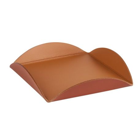 ADJ Подставка для сервировки, 15x15 см., цвет: коньяк/бордо, артикул 0020.09/30