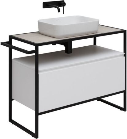 Тумба под раковину Allen Brau Priority 100 1.31003.WM белый матовый, артикул 1.31003.WM