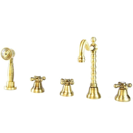 Смеситель на борт ванны Webert Armony AM730402065 Бронза, артикул AM730402065