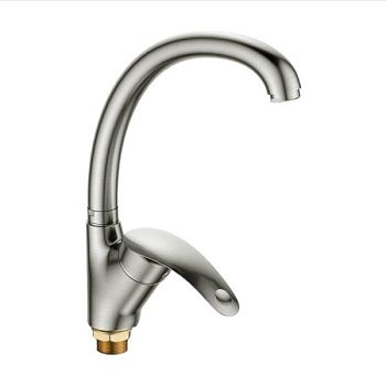 Смеситель для кухни Haiba HB4221-5, сатин