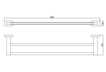 Полотенцедержатель BELZ B90209, хром, артикул B90209