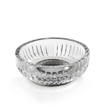 3SC Elegance Мыльница настольная, цвет: прозрачный хрусталь/хром, артикул EL01AAMSL