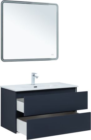 Тумба под раковину Aquanet Вега 2.0 90 маренго, артикул 00337950