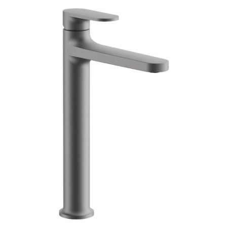 Смеситель для раковины высокий BELZ B11713-3, оружейная сталь, артикул B11713-3