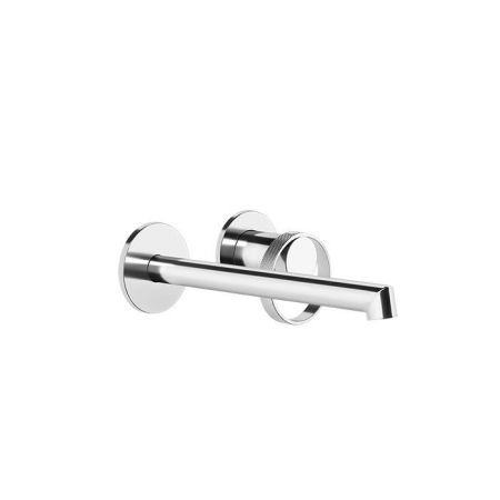 Gessi Anello Смеситель настенный, с изливом 194-214 мм, цвет хром (внешняя часть), артикул 63383#031