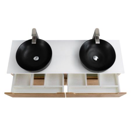 Мебель для ванной комнаты BELBAGNO ETNA-H60-1400 со столешницей, артикул ETNA-700-2C-SO-WO-P