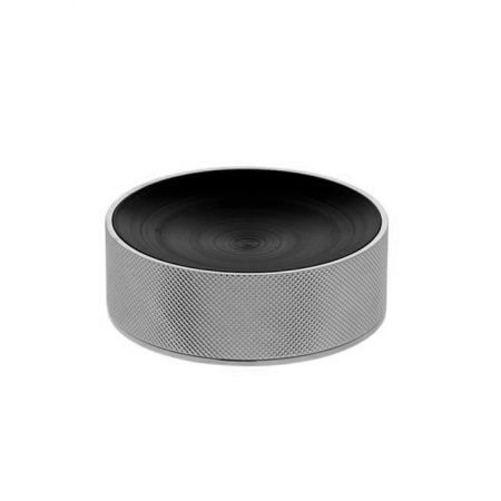 OASIS DEFILE Мыльница настольная, рифленая, цвет хром, артикул 0AGD027CR