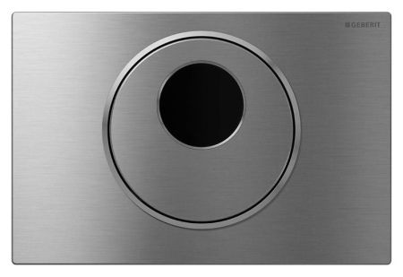 Кнопка смыва Geberit Sigma 10 115.890.SN.5 нержавеющая сталь, питание от сети