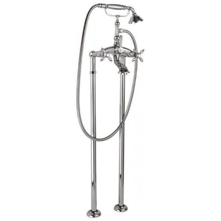 Напольный смеситель для ванны с ручным душем CEZARES ATLANTIS-NOSTALGIA-VDP, артикул ATLANTIS-NOSTALGIA-VDP-02