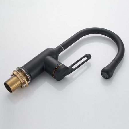 Смеситель для раковины Raffine F101H, черный