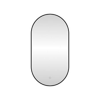 Зеркало с подсветкой LED Fixsen FX-3080B овальное 40х80 см, черное