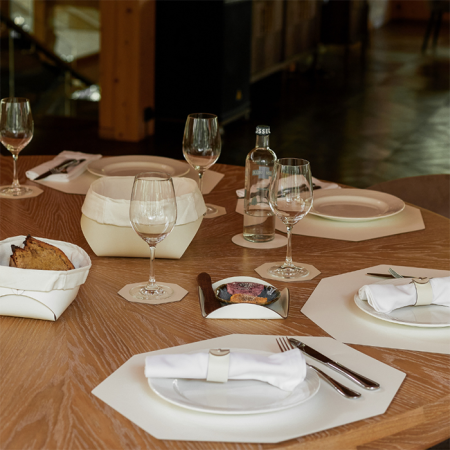 ADJ Корзинка Flora, 20x20xH9 см., цвет: устричный/пепельная роза, артикул 0040.02/07