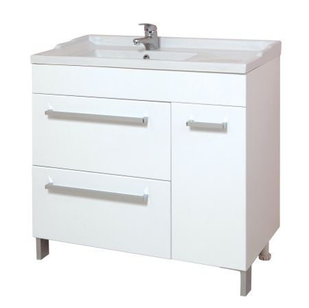 Тумба Onika Олимп 90 напольная, белая (ум. Оника 90), артикул 109015