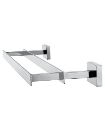 Полотенцедержатель двойной WONZON & WOGHAND FLAT, Хром (WW-9711-45CM), артикул WW-9711-45CM