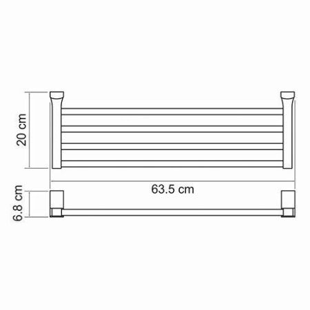 Exter K-5211 Полка для полотенец, артикул K-5211